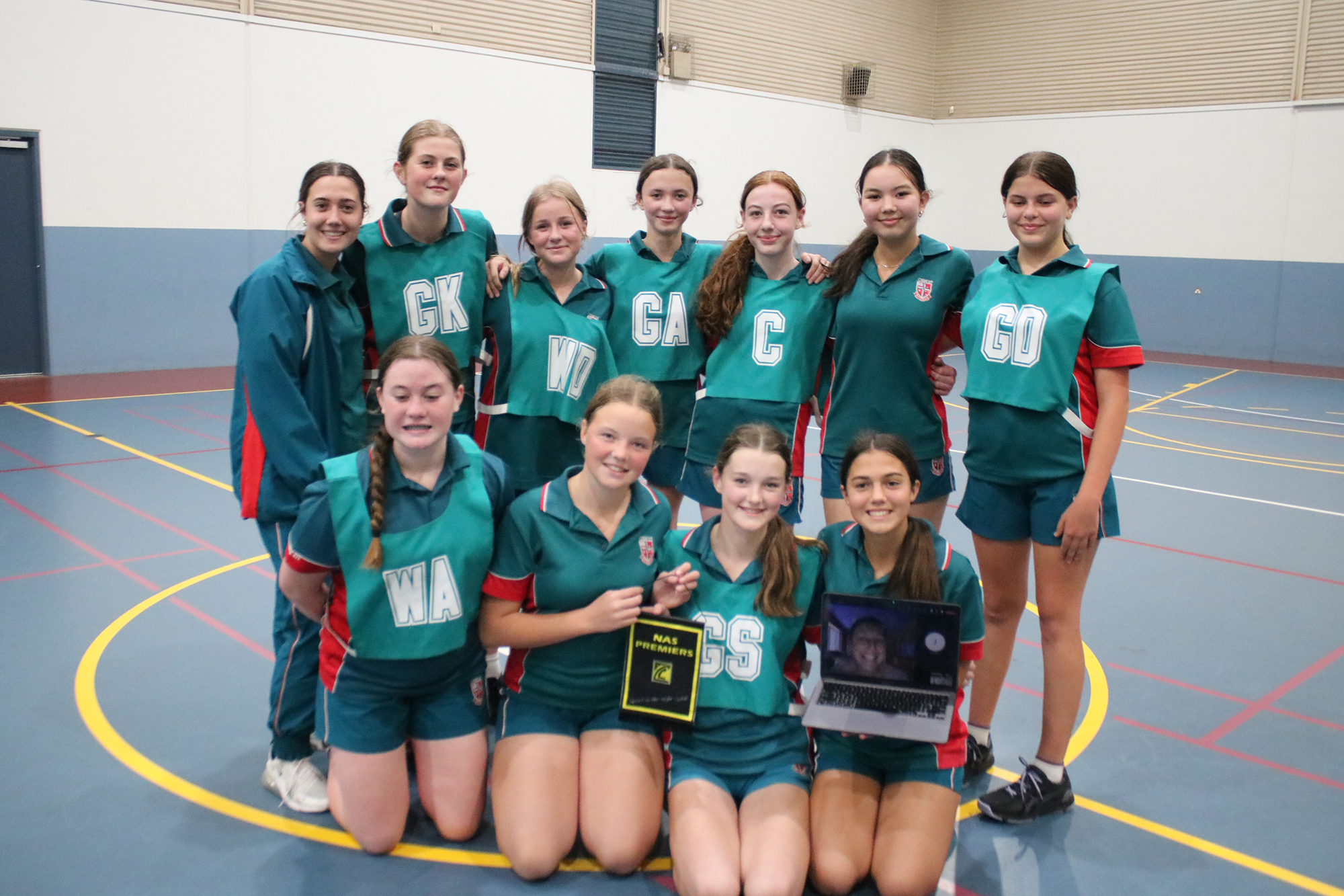 8A Netball Premiers and virtual coach